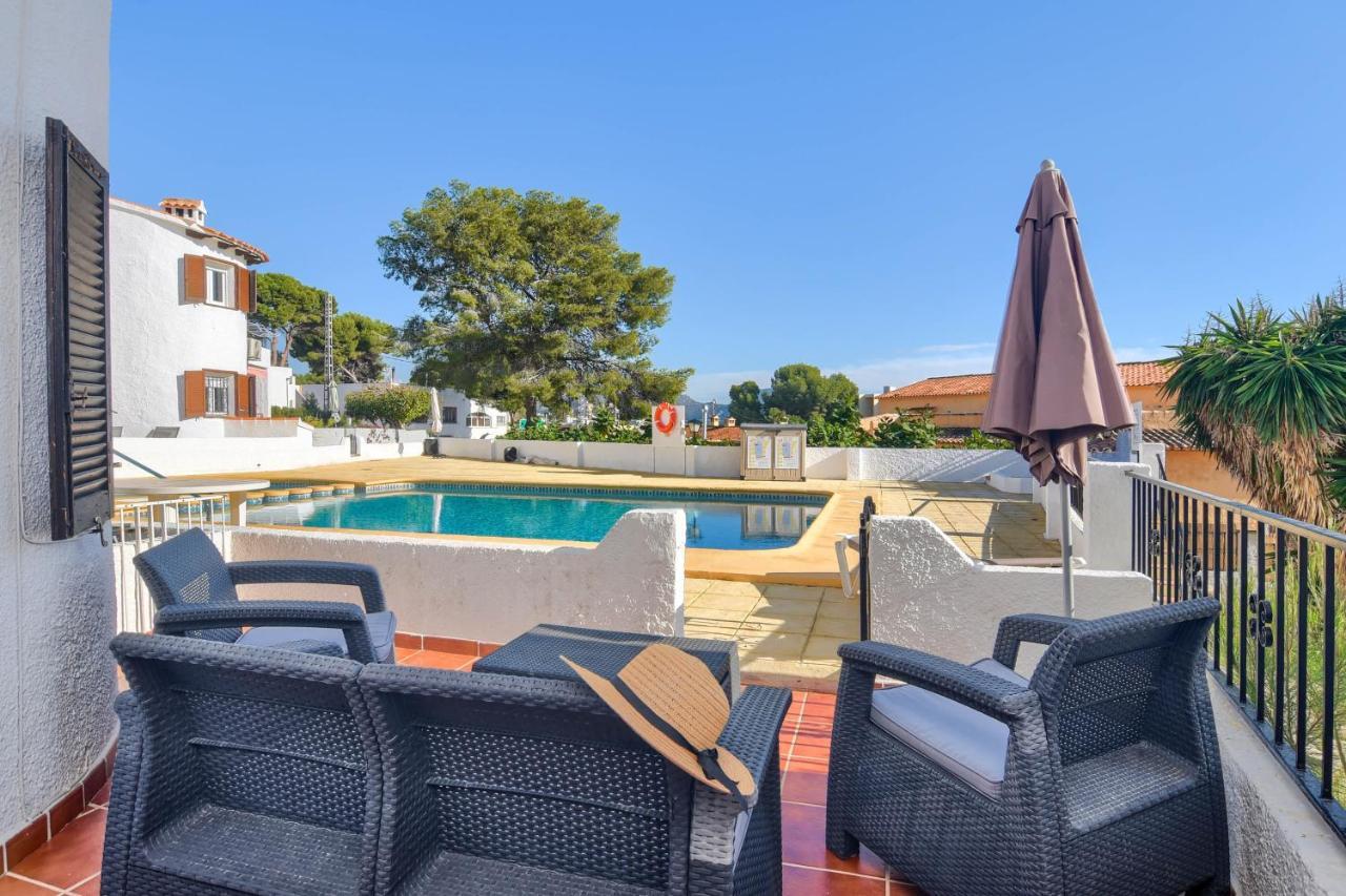 Bungalow With Seaviews In Moraira Teulada Bagian luar foto