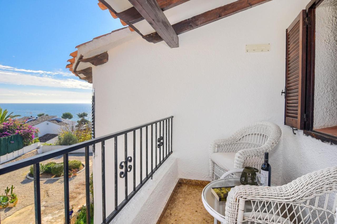 Bungalow With Seaviews In Moraira Teulada Bagian luar foto